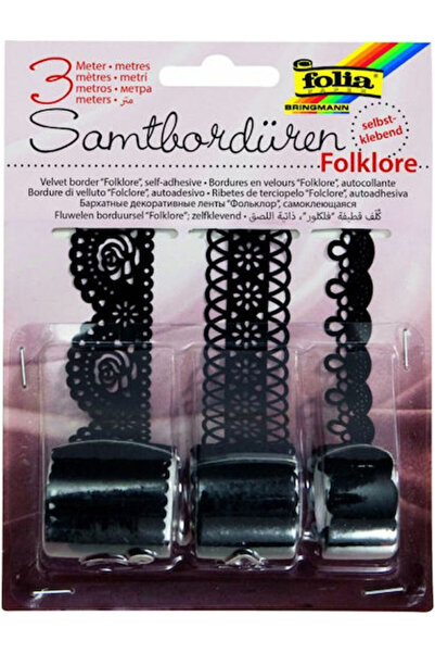 Folia 384727 Βελούδινα Τελειώματα 3 Σχέδια Λαϊκός Κωδικός: 12700