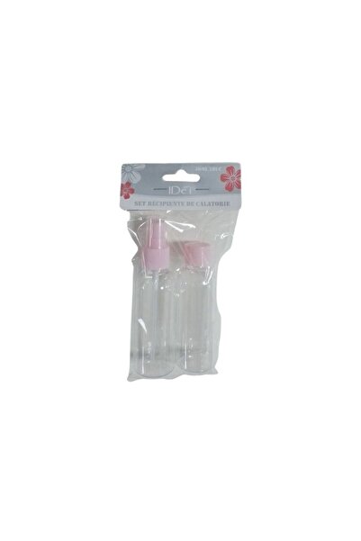 idei Set 2 Recipiente transparente 50ml pentru călătorie: Sticlă pulverizator...