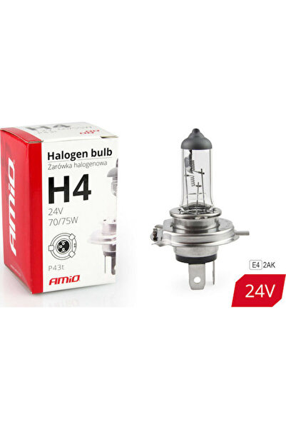 AMIO Λάμπες Αυτοκινήτου H4 Αλογόνου 24V 75W 1 τεμάχιο
