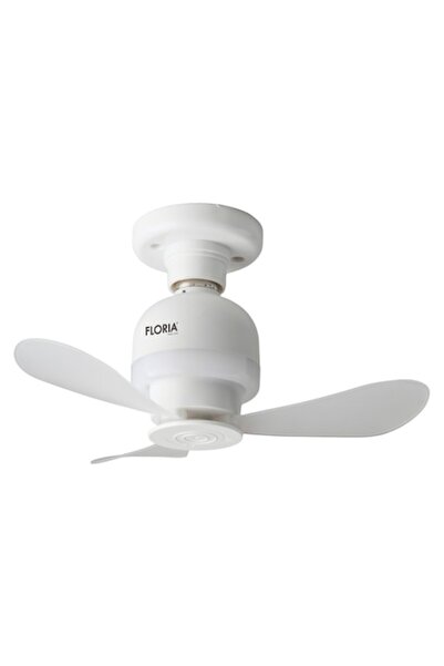Floria Ανεμιστήρας οροφής με φωτισμό LED ZLN4581, Διάμετρος 15.2 εκ., 3 πτερύ...