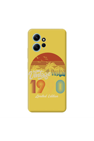 Other Xiaomi Redmi Note 12 4G Vintage Yellow Colored Silicone TPU Θήκη