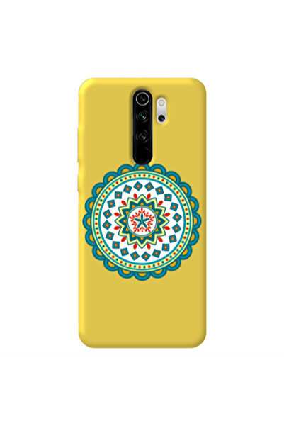 Other Xiaomi Redmi Note 8 Pro Mandala D11 Yellow Colored Silicone TPU Θήκη