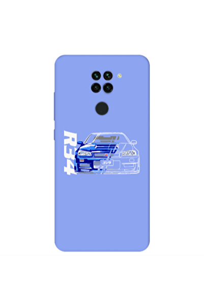 Other Xiaomi Redmi Note 9 Blue R34 Light Purple Colored Silicone TPU Θήκη