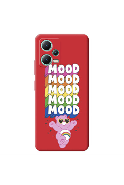 Other Xiaomi Redmi Note 12 Pro 5G Mood Red Colored Silicone TPU Θήκη