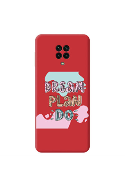 Other Xiaomi Redmi Note 9 Pro Dream Plan Do Red Colored Silicone TPU Θήκη