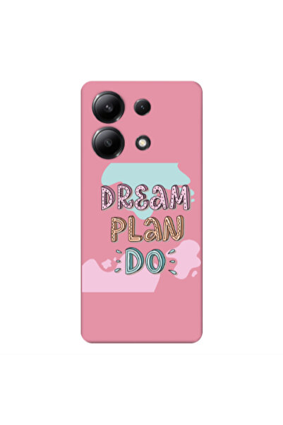 Other Xiaomi Redmi Note 13 4G Dream Plan Do Pink Colored Silicone TPU Θήκη