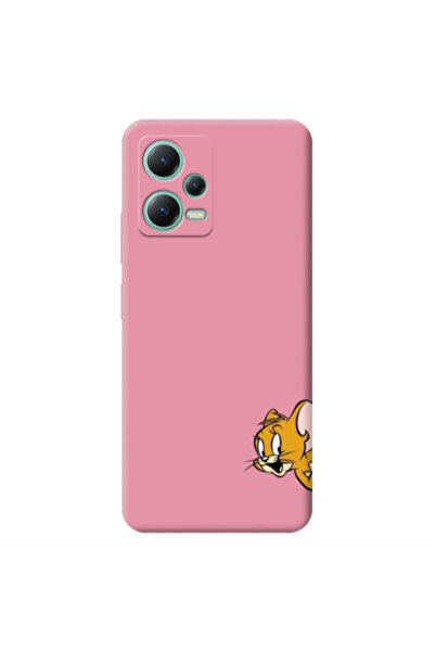 Other Xiaomi Redmi Note 12 Pro 5G Jerry 2 Pink Colored Silicone TPU Θήκη