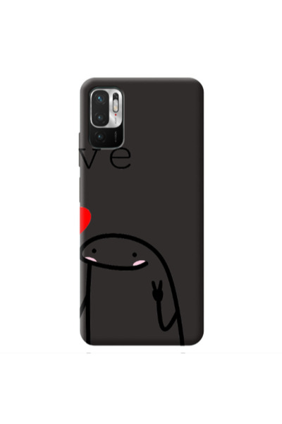 Other Xiaomi Redmi Note 10 Pro 5G Love 2 Black Colored Silicone TPU Θήκη