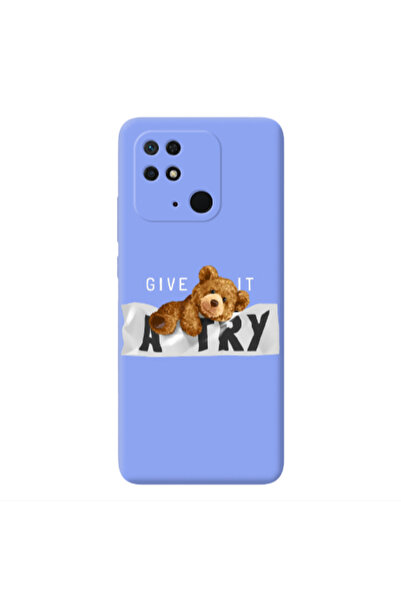 Other Xiaomi Redmi 10C Give me Light Purple Colored Silicone TPU Θήκη