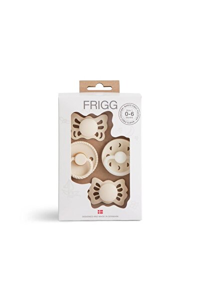 Frigg Σετ 4 Πιπίλες - Moonlight Sailing Cream 0-6 Μηνών