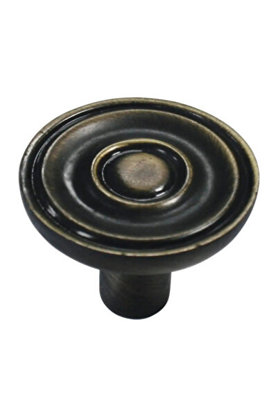 OEM Buton pentru mobilă Ø30mm, metal zamac brunat