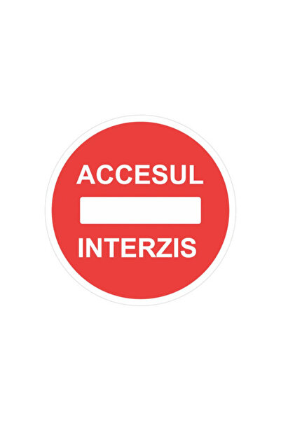 OEM Indicator de avertizare „Stop acces interzis”