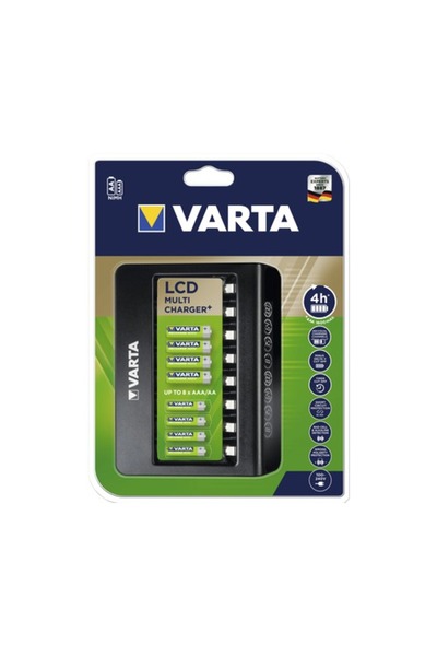 OEM Încărcător acumulatori Varta LCD pentru 8x AA sau AAA, cu procesor încorp...