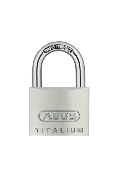 OEM Κλειδαριά αλουμινίου Abus Titalium 40mm, κρίκος Ø6.5mm, 2 κλειδιά
