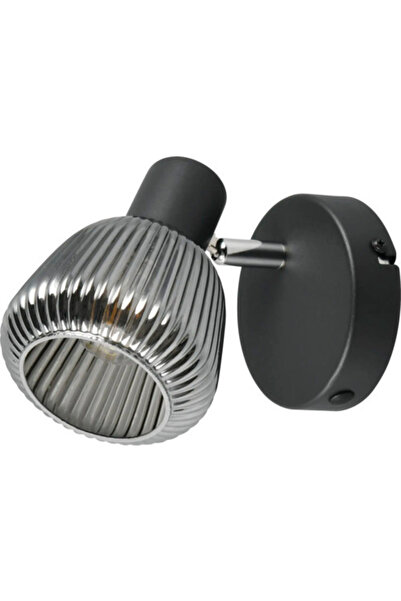 OEM Spot aplicat Trio Tarifa E14 max.1x10W, sticlă cromată