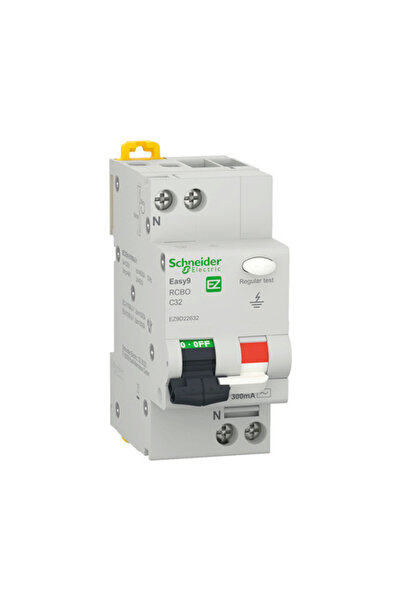 OEM Întreruptor automat cu protecție diferențială Schneider Easy9 RCBO 1P+N 3...