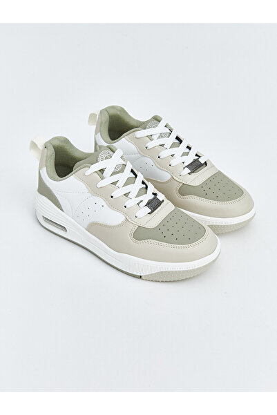 LC Waikiki Lcw Steps Beige Color Blocked Boys' Sports Shoes