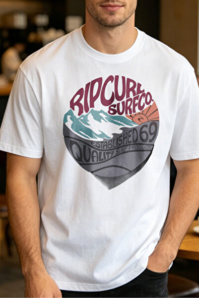 Fleck تي شيرتات كاجوال للرجال من Ripcurl Surf Co Established 69 Quality Surf ...