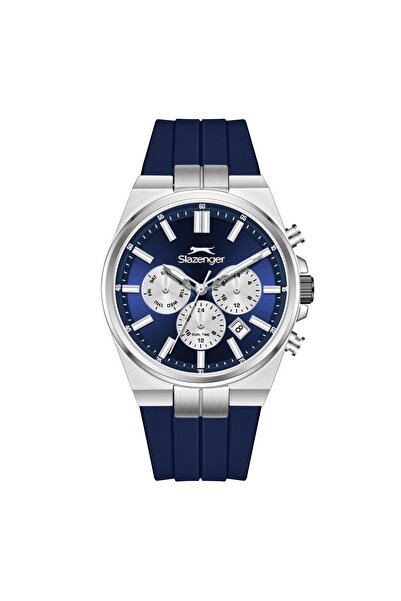 Slazenger Sl.09.2651.2.397 Dark Blue Silicone Strap Men's Wristwatch