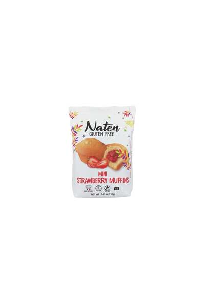 france Mini Muffin with Strawberry Filling Gluten-Free Nattens 210g 8 Pcs