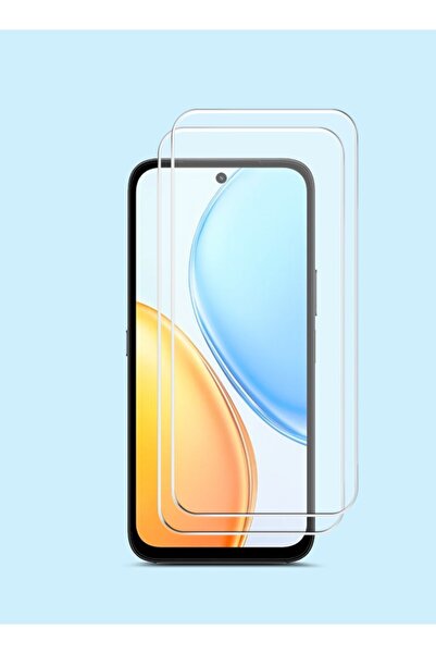 Wtech زجاج مقوى شفاف لهاتف Honor X7e 5G 2026 من السلسلة الممتازة، بحواف منحني...