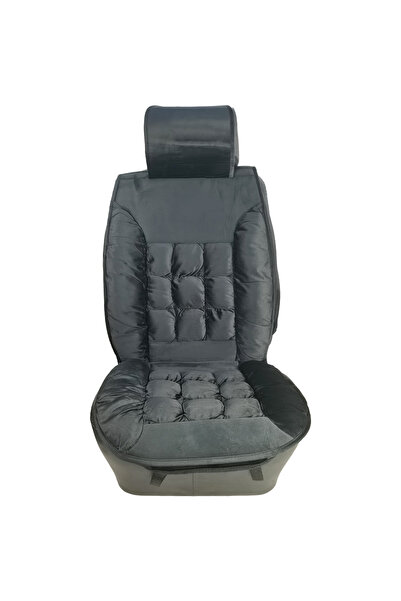 Generic Universal Plush Car Seat Cushion Cover Set 2 Pieces Soft Comfort Inte...
