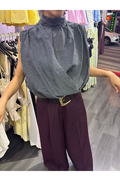Haticepalas Washable Tie Detail Blouse
