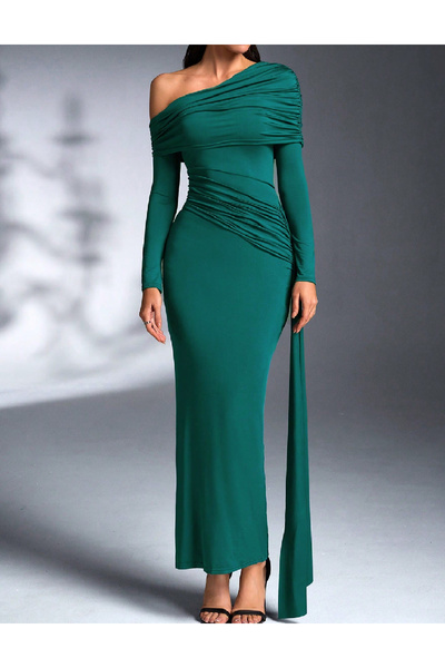 Evendi Rochie lunga, Verde