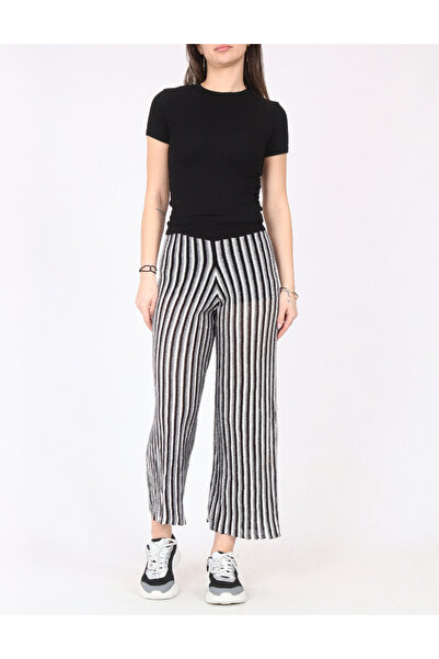 Evendi Pantaloni, Alb/Negru