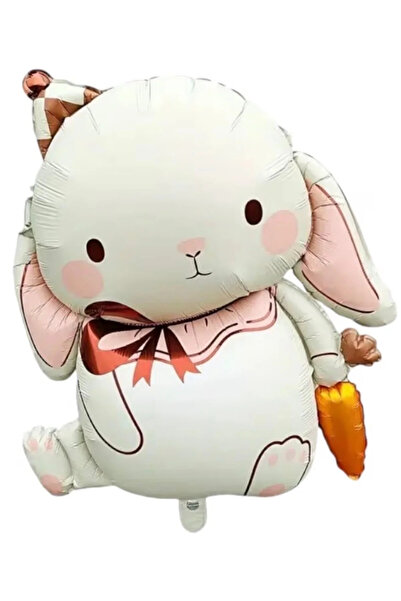 party mix Rabbit Balloon 75 cm Flying Balloon White Cute Rabbit Birthday Part...