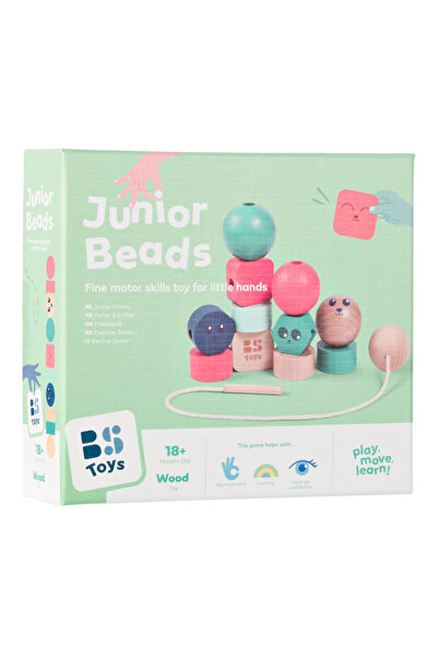 BS Toys Ξύλινο παιχνίδι λεπτής κινητικότητας με χάντρες