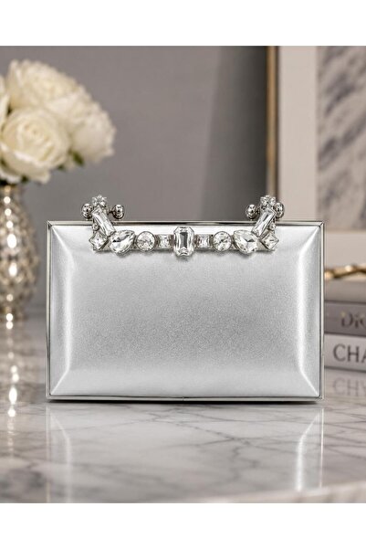 Chrisbella Luxury Crystal Evening Clutch Bag for Women | Wedding Party Bridal...