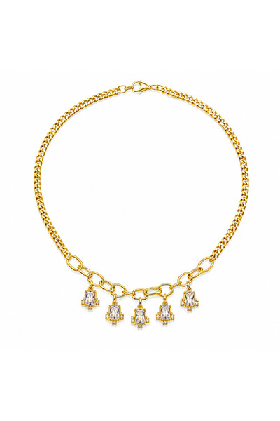 Sense of Atelier Valenza Stone Chain Necklace
