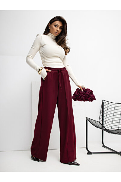 Factory Price Pantaloni Trening Dama Bordo
