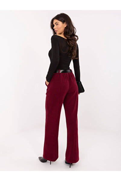 Factory Price Pantaloni Dama Bordo
