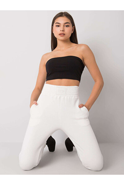 Factory Price Pantaloni Trening Dama Ecru