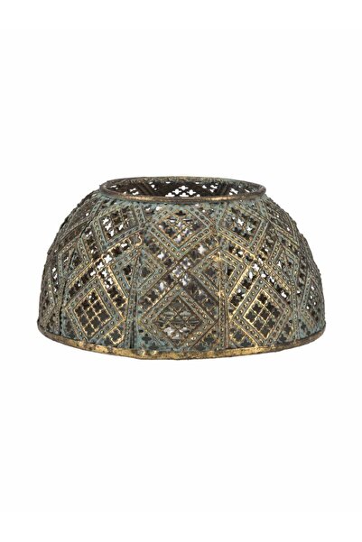 Paşabahçe Karo Metal Tealight Mumluk L, Şık Dekoratif