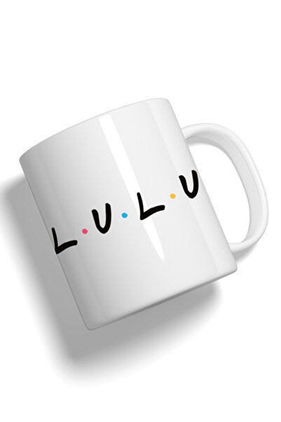 Generic كوب فاشون وورلد مطبوع عليه صورة أصدقاء عالية الجودة بالاسم LULUA