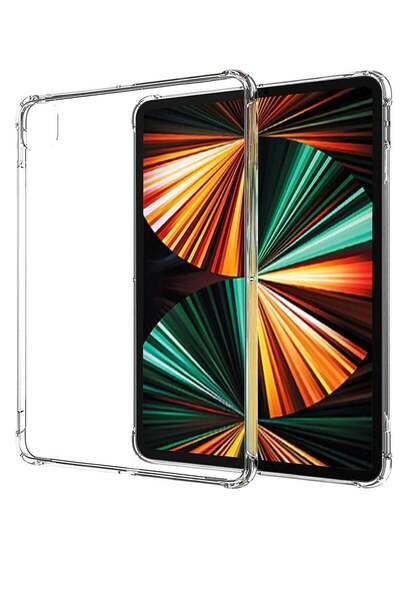 ELTRAZONE Silicon Clear Case for iPad Pro 12.9'' (5th Gen ) 2021, TPU Shockpr...