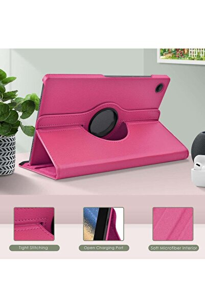 Generic Folio Leather Case for Galaxy Tab A8 10.5" (SM-X200/X205/X207) 360° S...