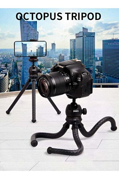 Jmary حامل ثلاثي القوائم مرن محمول صغير MT-25 للهواتف المحمولة وكاميرات DSLR ...