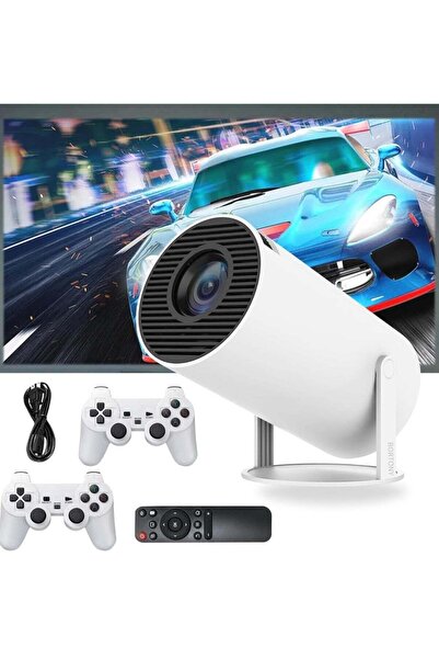 ELTRAZONE Home Theater Mini Projector: 64GB Storage, WiFi 6, Bluetooth 5.0, a...