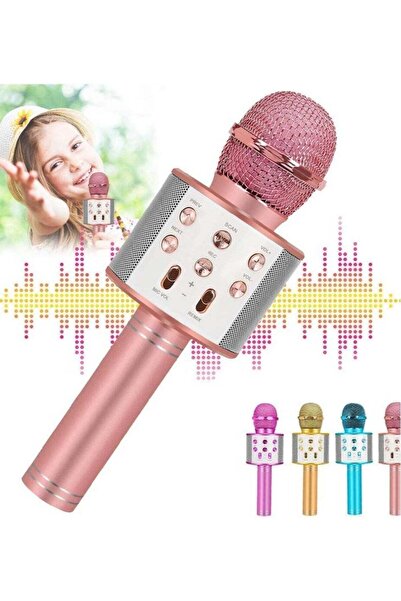 Generic Bluetooth Karaoke Microphone Wireless,Portable Singing Microphone for...