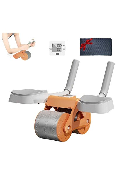 ELTRAZONE Ab Roller Wheel with Elbow Support & Knee Pad Mat, Ab Roller with C...