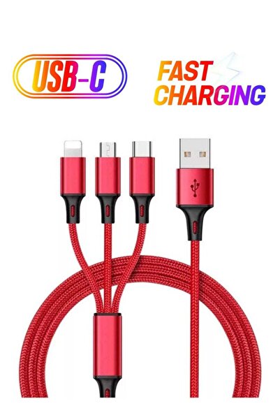 Generic Multi USB Charger Cable, 3 in 1 Nylon Braided Fast Charging for Phone...