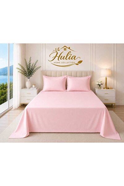 hulia home Комплект чаршафи Ranforce без еластична лента, размер Двоен, от су...