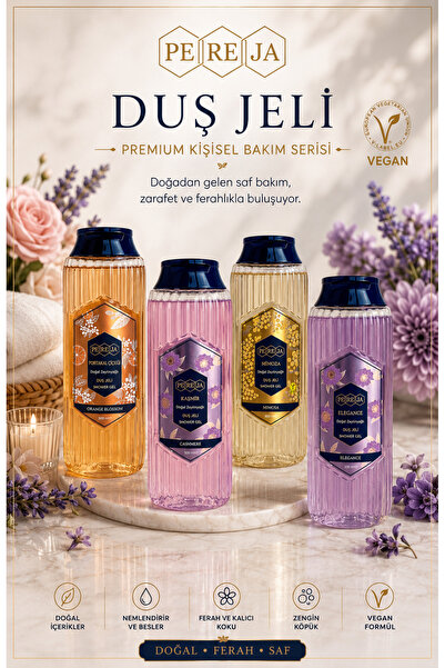 Pereja Karma Doğal Zeytinyağlı Duş Jeli 4X500 ML