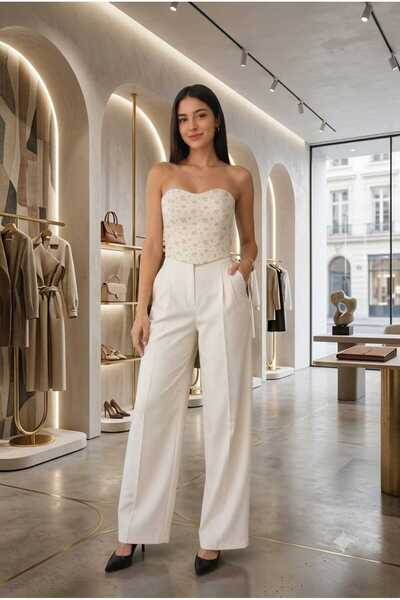BESİNG Plazzo Gabardine Paltolon