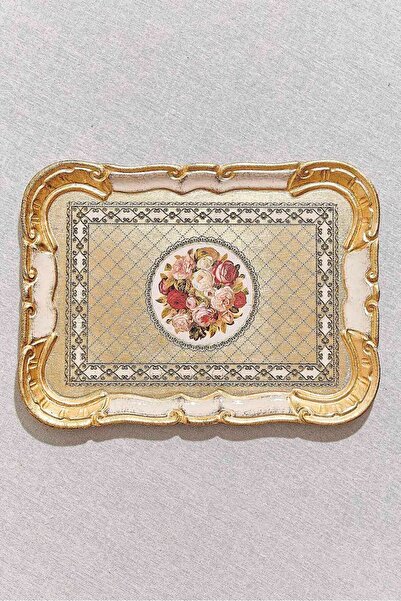 Paşabahçe Gül Naturmort Tray 21 X 29 Cm, Stylish Serving Tray