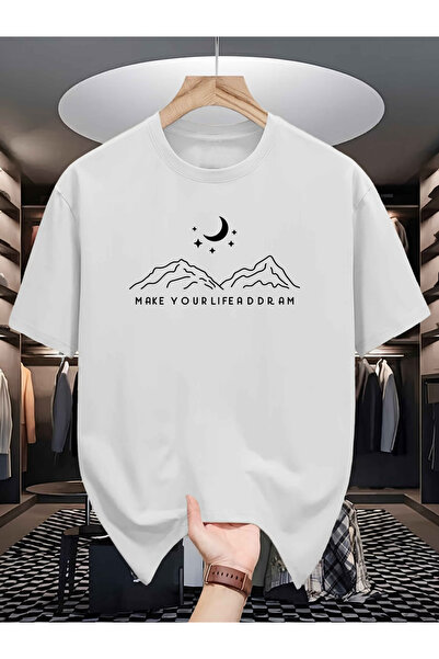 BASEPULSE Let Your Life Be Beautiful As a Dream Letter Print, Breathable And ...